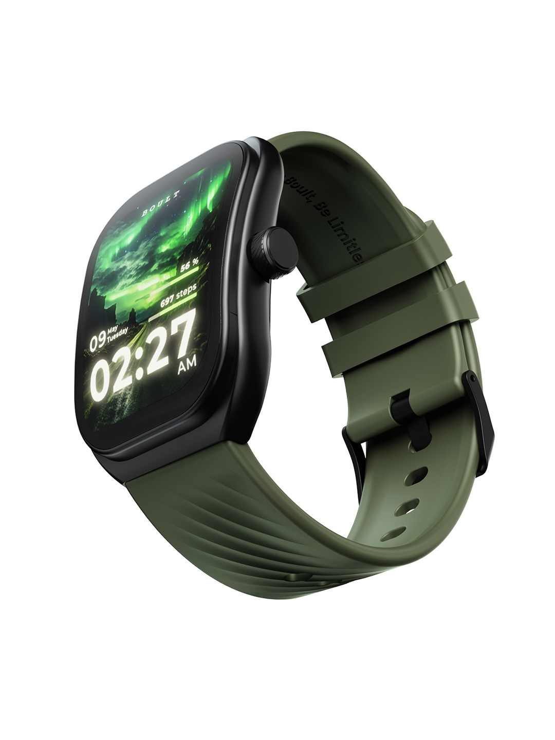 

Boult Trail Jade Green 2.01" 3D Curved Display Smart Watch