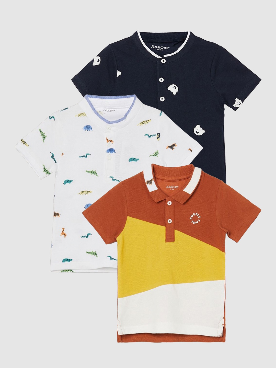 

Juniors by Lifestyle Kids Pack of 3 Printed Tshirts, Multi