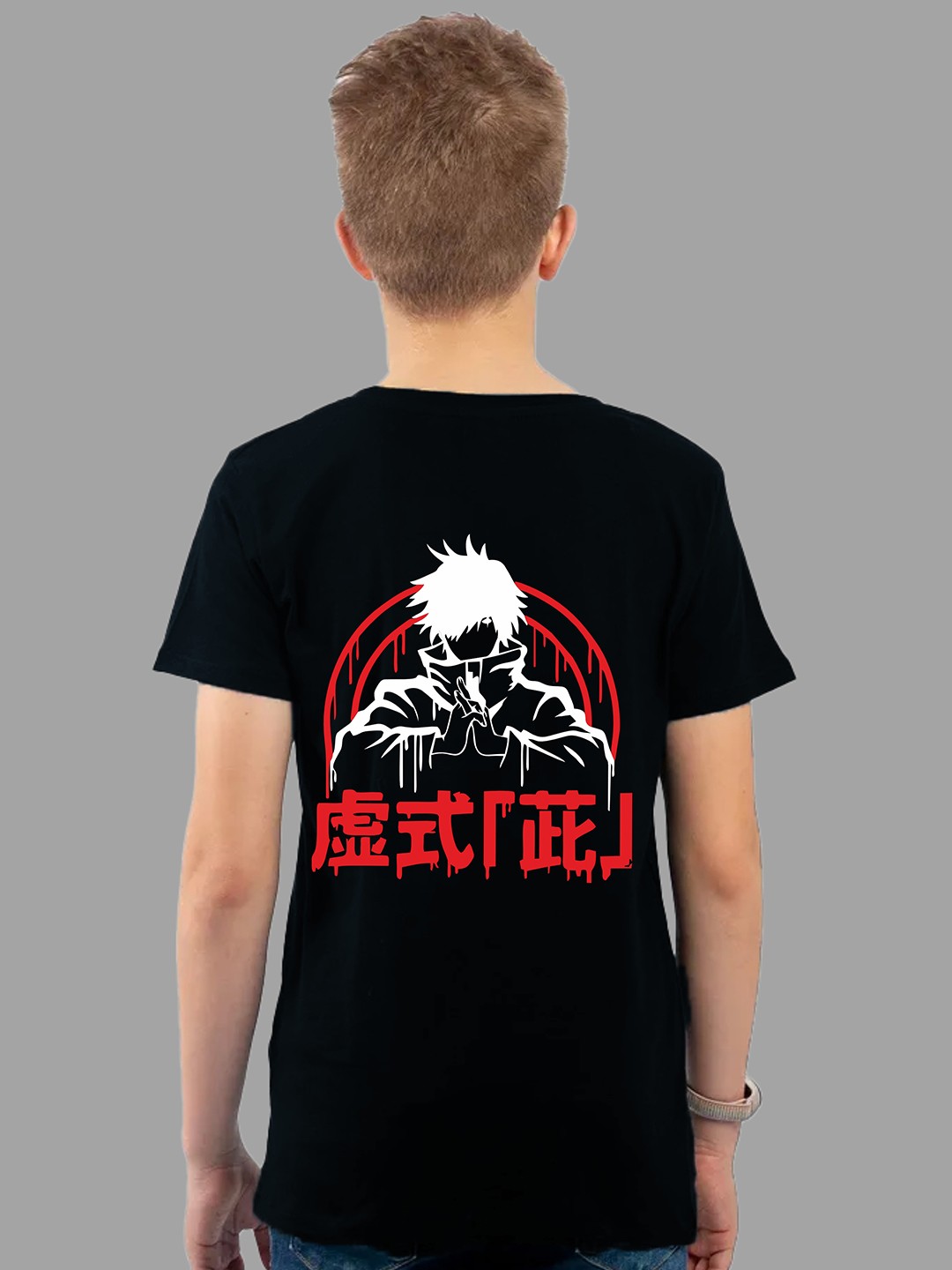 

Uniplanet store Boys Typography Printed Applique T-shirt, Black