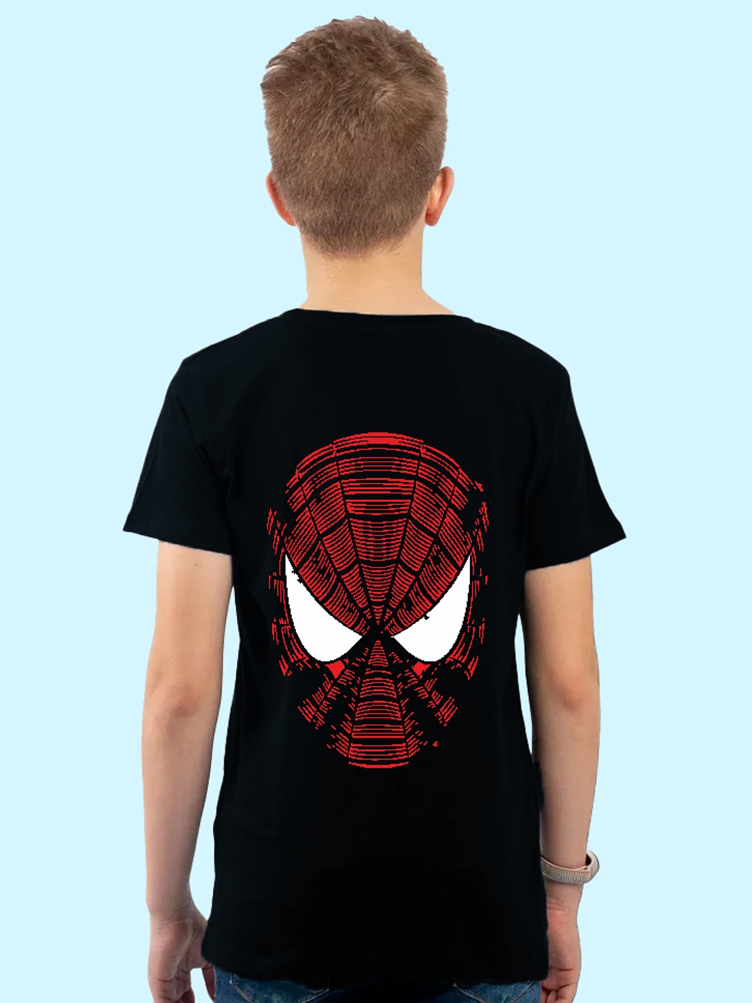 

Uniplanet store Boys Typography Printed T-shirt, Black
