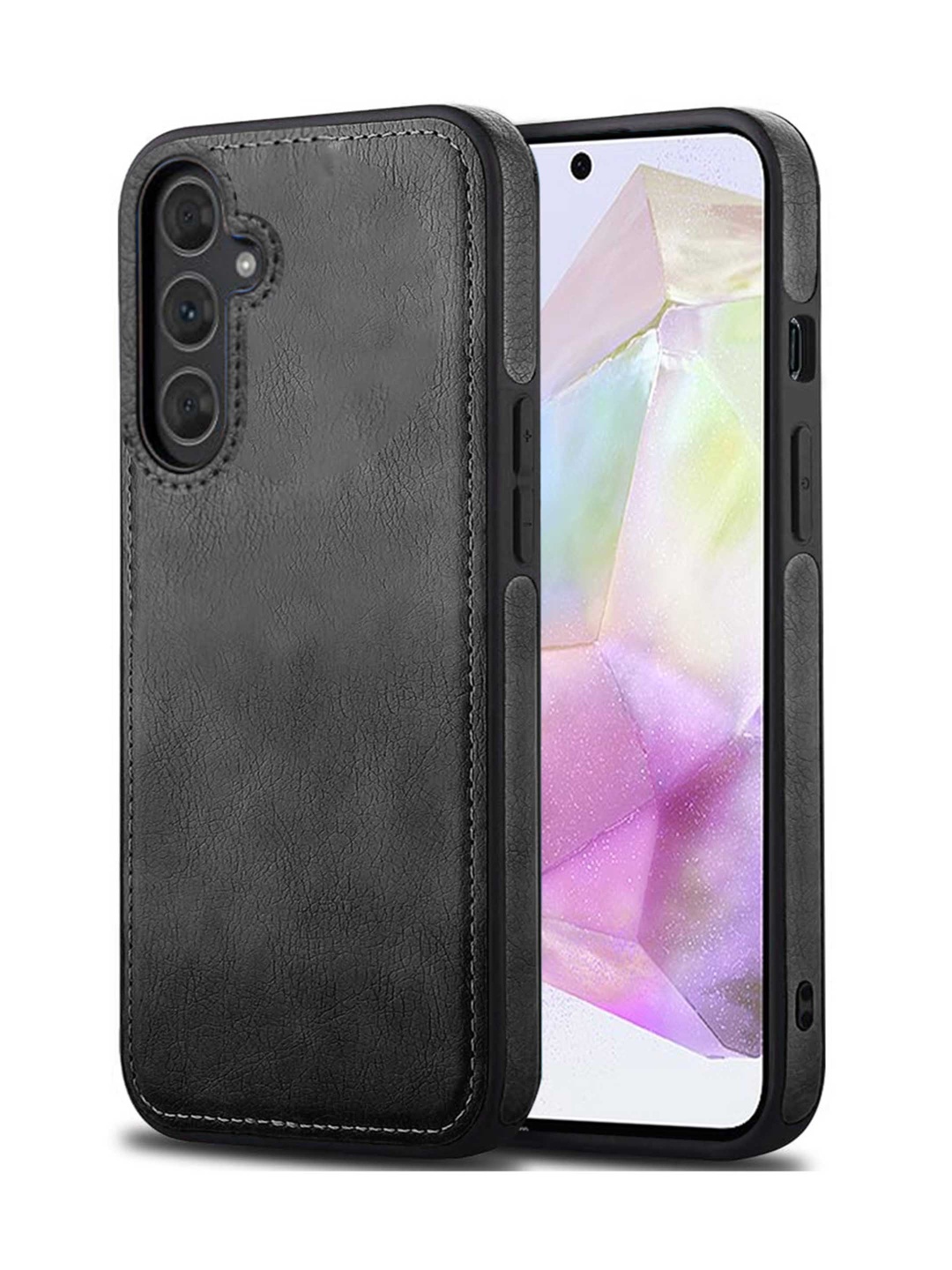 

Karwan Solid Printed Back Case Mobile Accessories, Black