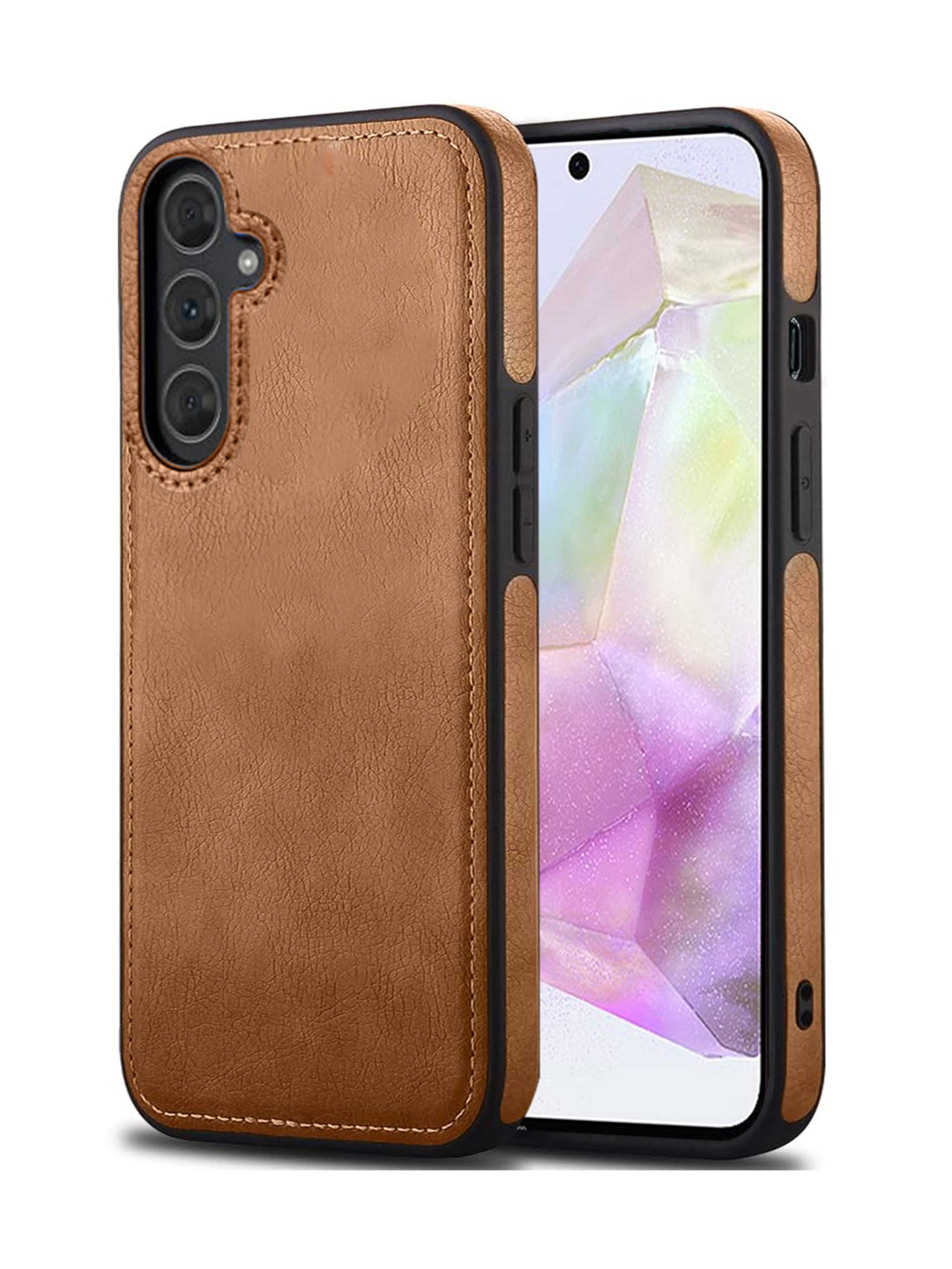 

Karwan Solid Printed Back Case Mobile Accessories, Brown