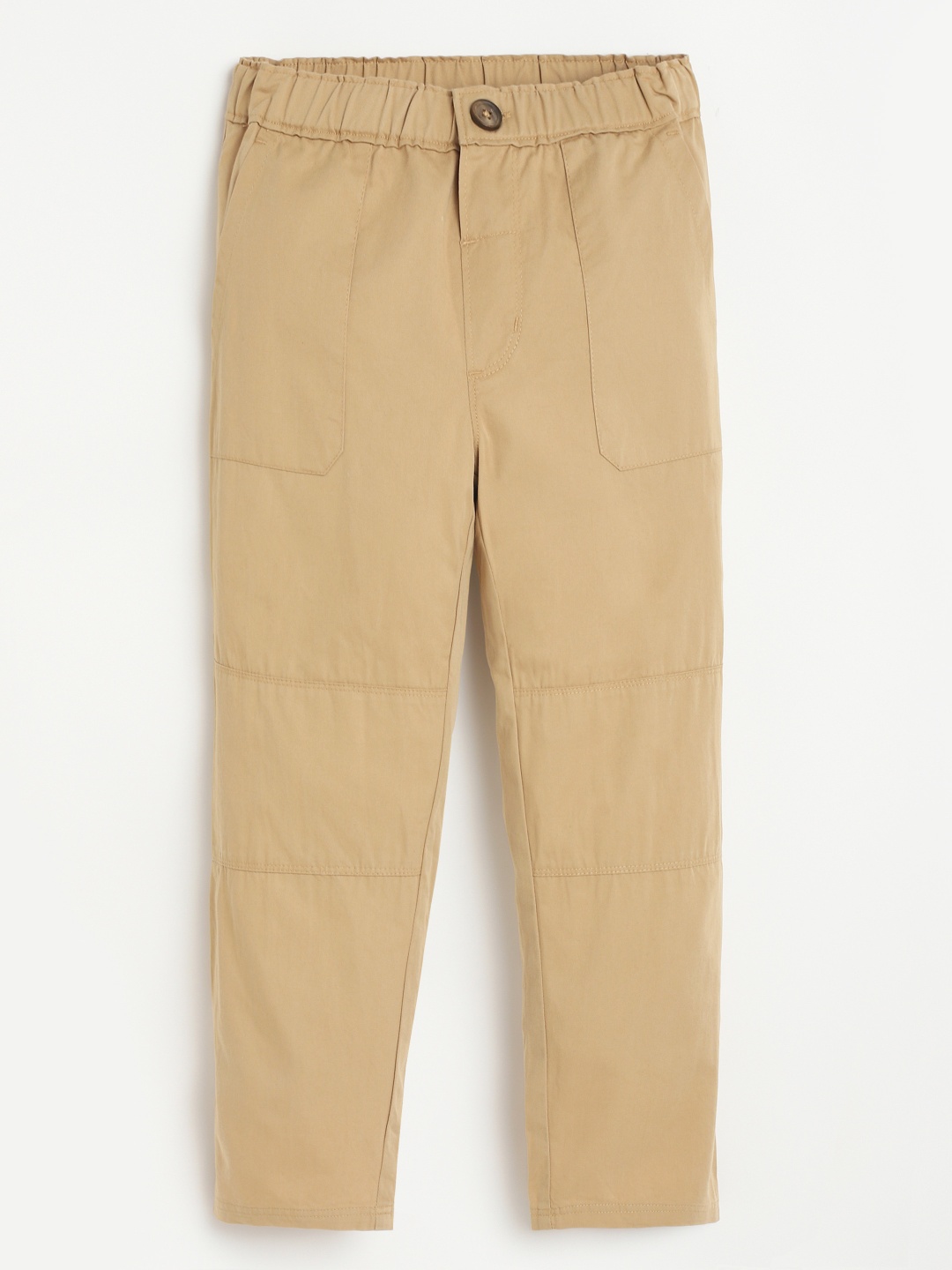 

Campana Boys Cotton Twill Regular Fit Trousers, Beige