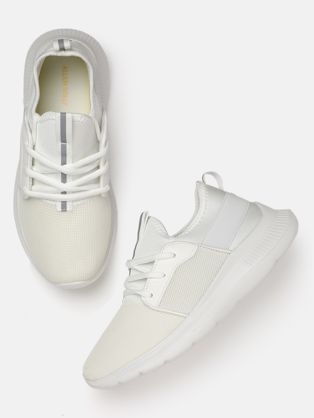 

Allen Solly Women Woven Design Everyday Sneakers, White