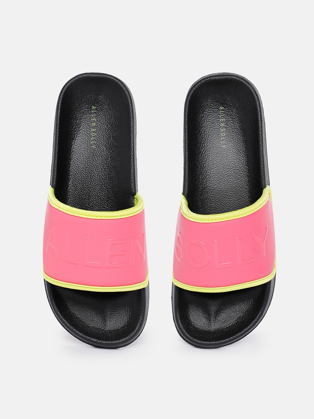 

Allen Solly Women Colourblocked Sliders, Pink