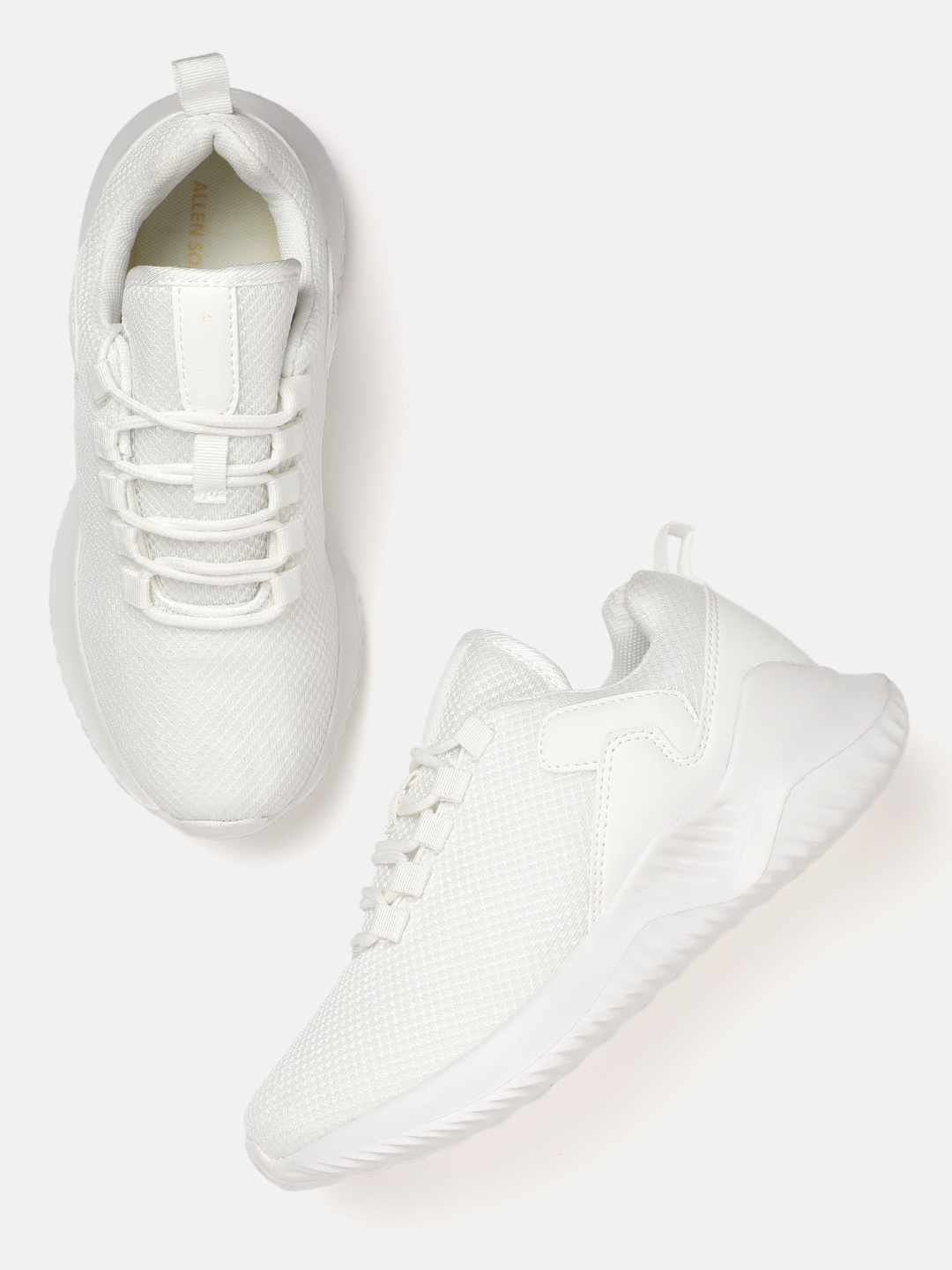 

Allen Solly Women Woven Design Everyday Sneakers, White