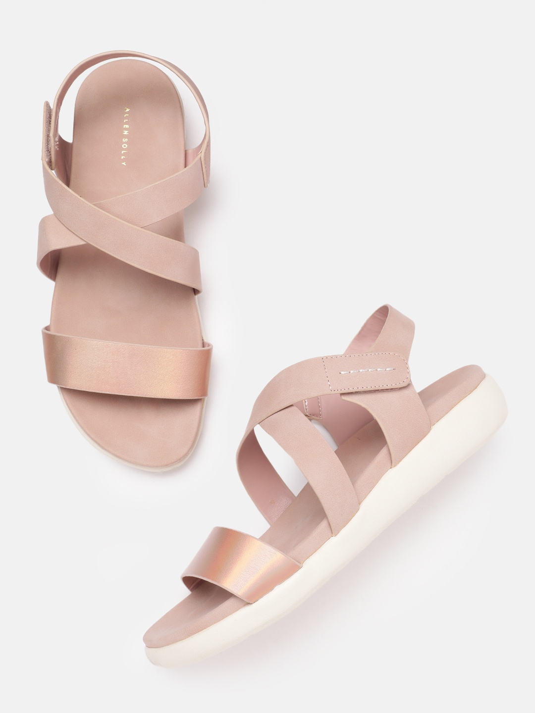 

Allen Solly Women Open Toe Flats, Pink
