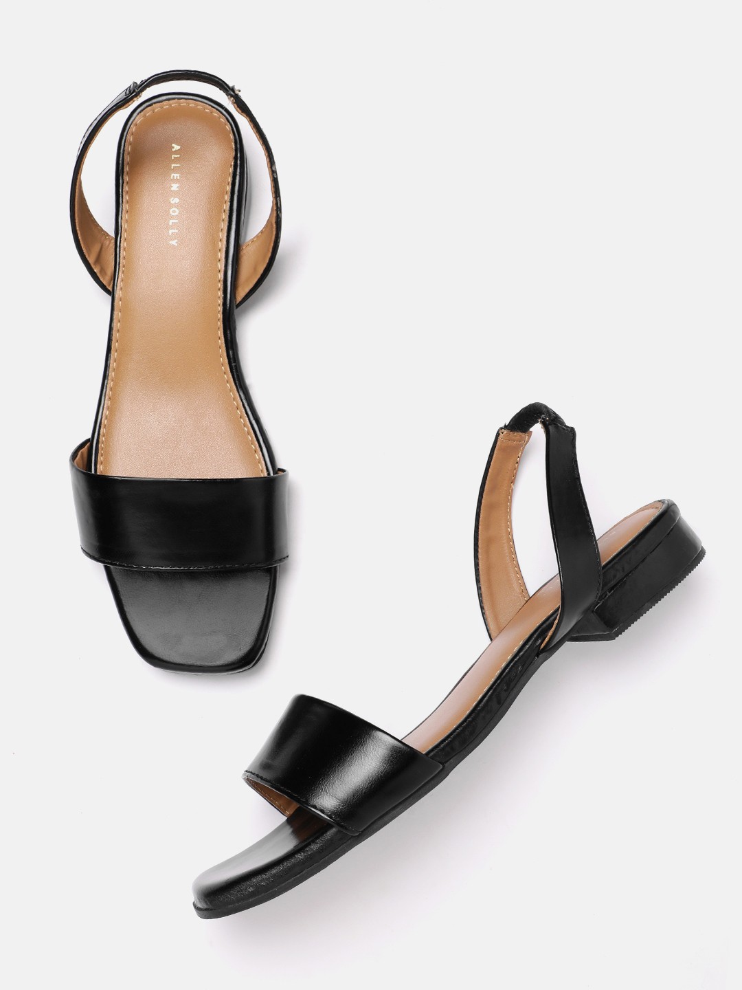 

Allen Solly Women Open Toe Flats, Black