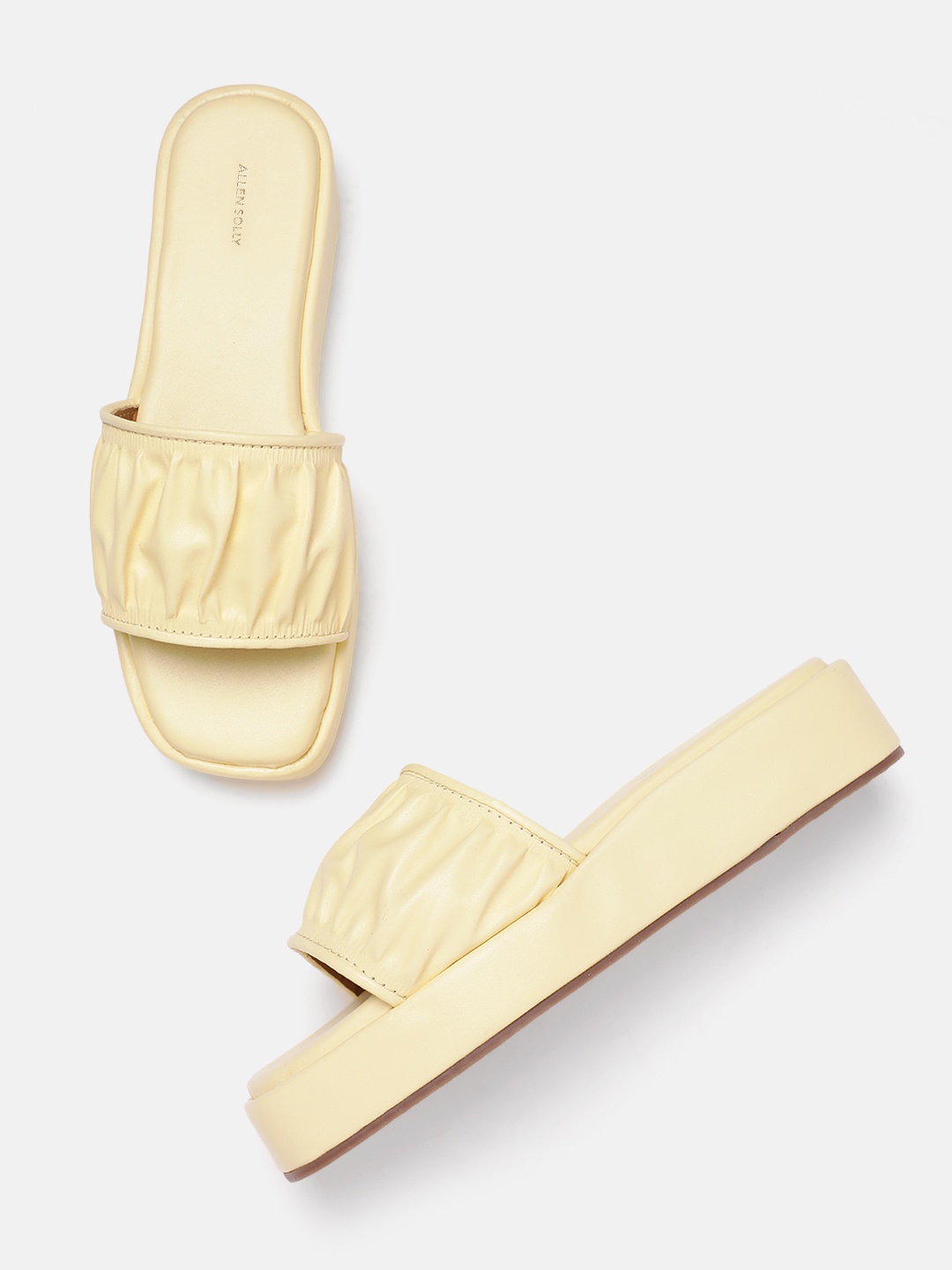 

Allen Solly Flatform Heels, Yellow