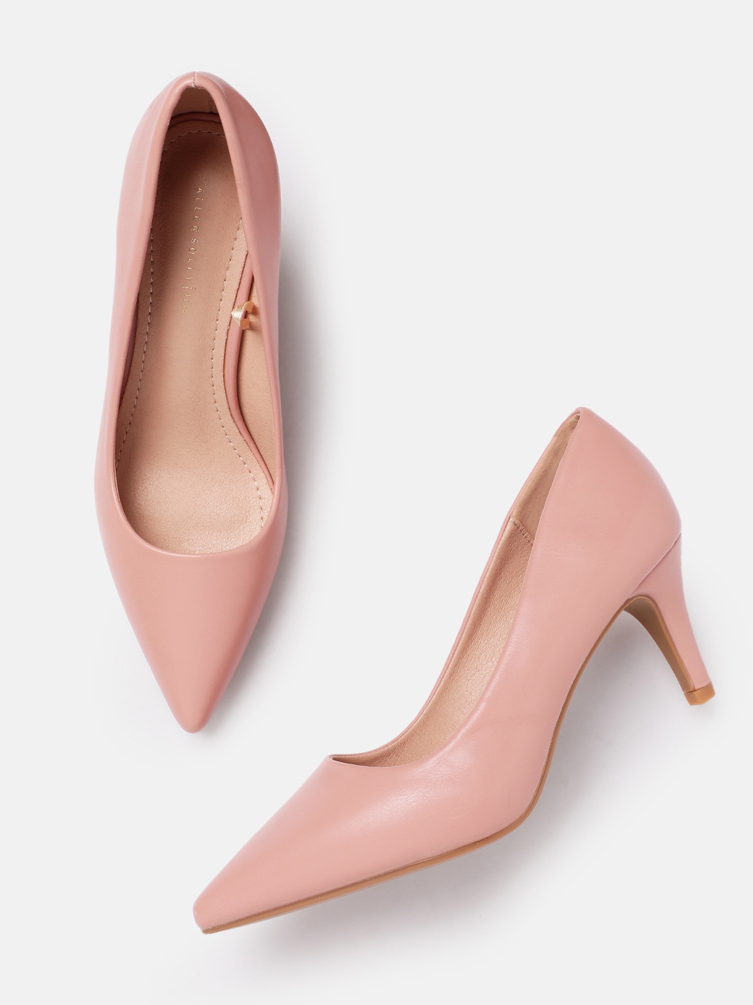

Allen Solly Slim Heeled Pumps, Pink