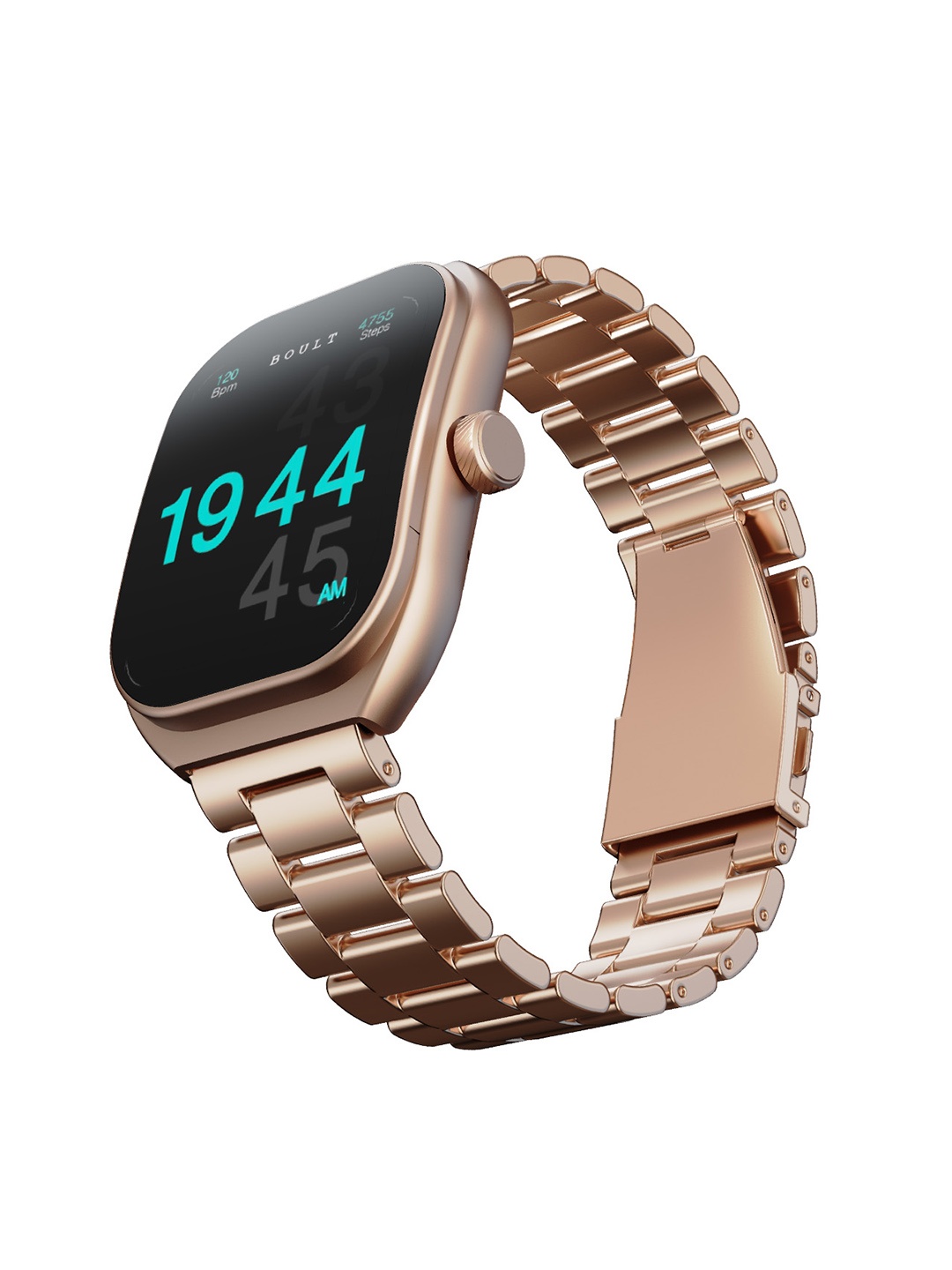 

Boult Trail 3D Curved Display and Health Tracker SmartWatch, Rose gold