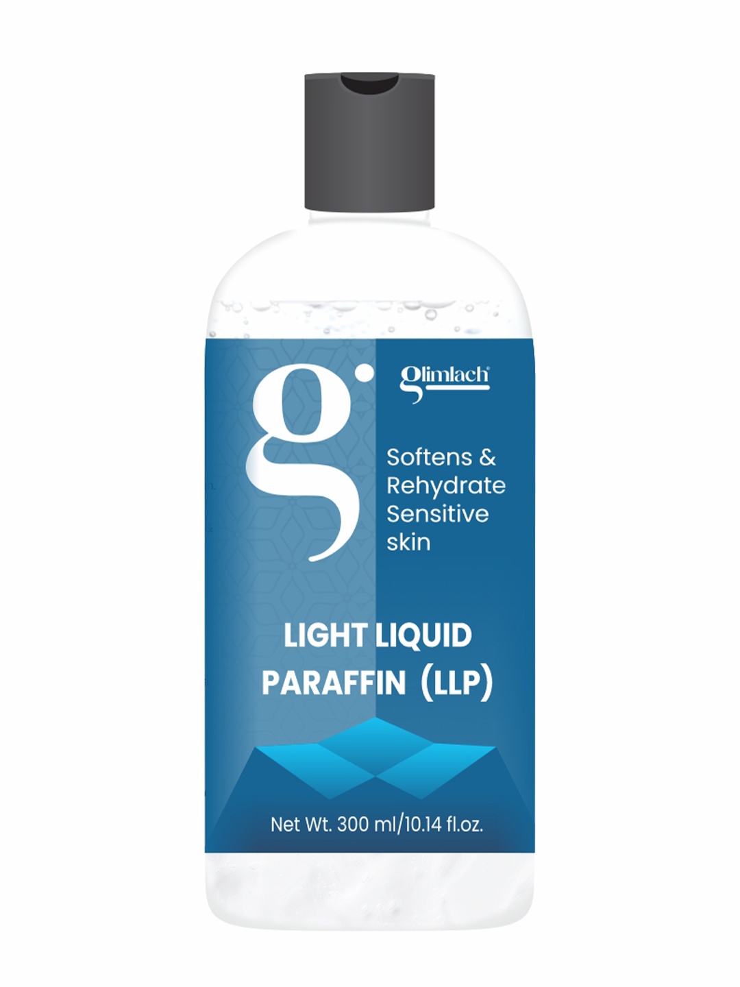 

GLIMLACH Light Liquid Paraffin For Soften Skin - 300 ml, White