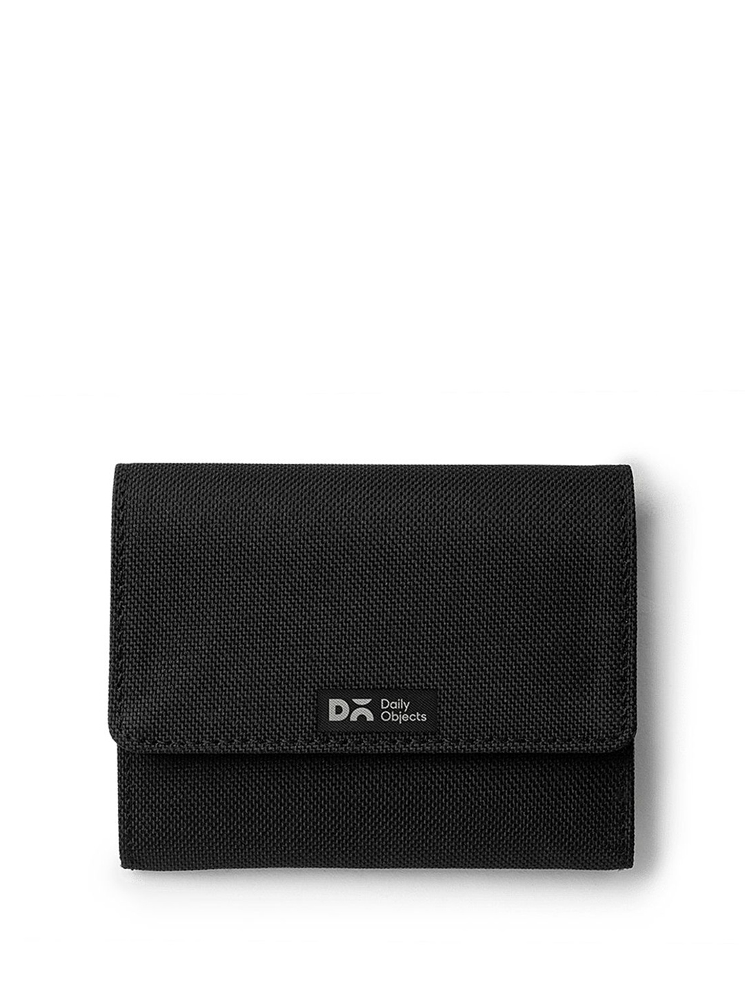 

DailyObjects Unisex Geometric Two Fold Wallet, Black