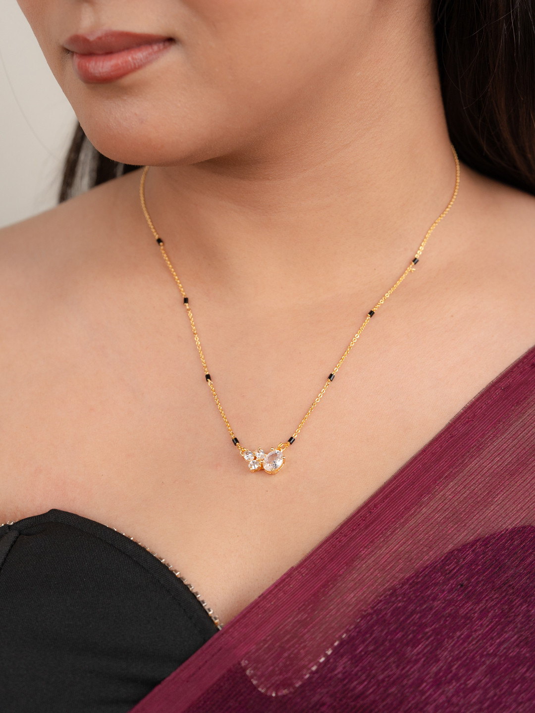 

Zeraki Jewels Gold-Plated Mangalsutra