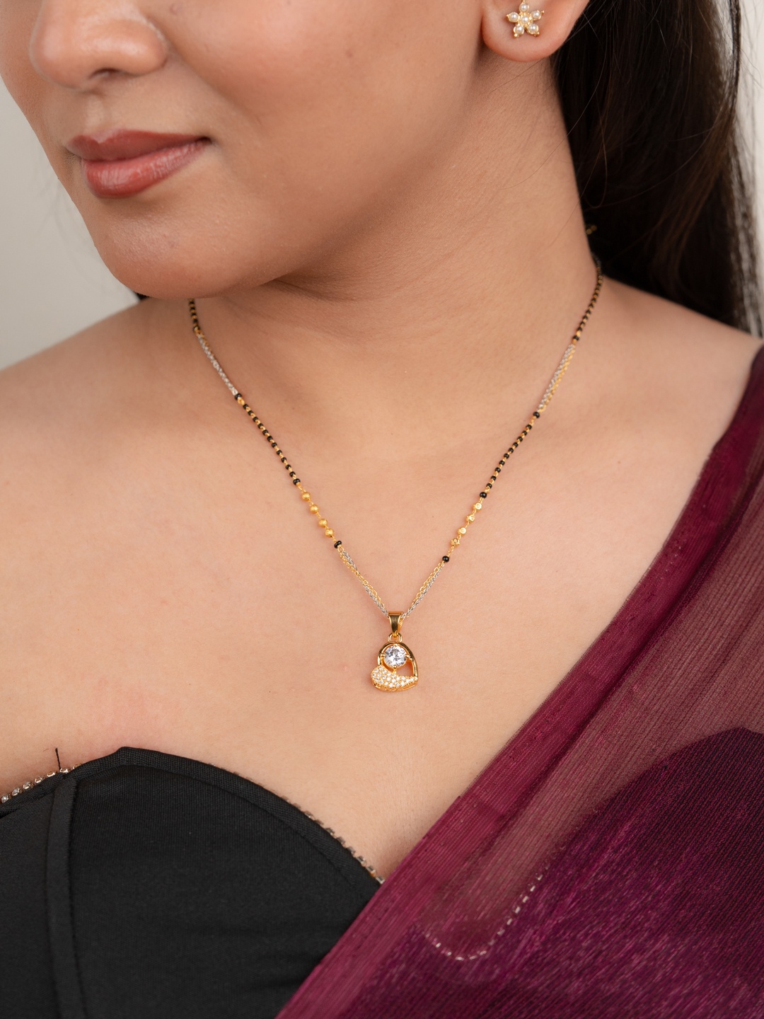 

Zeraki Jewels Gold-Plated Mangalsutra