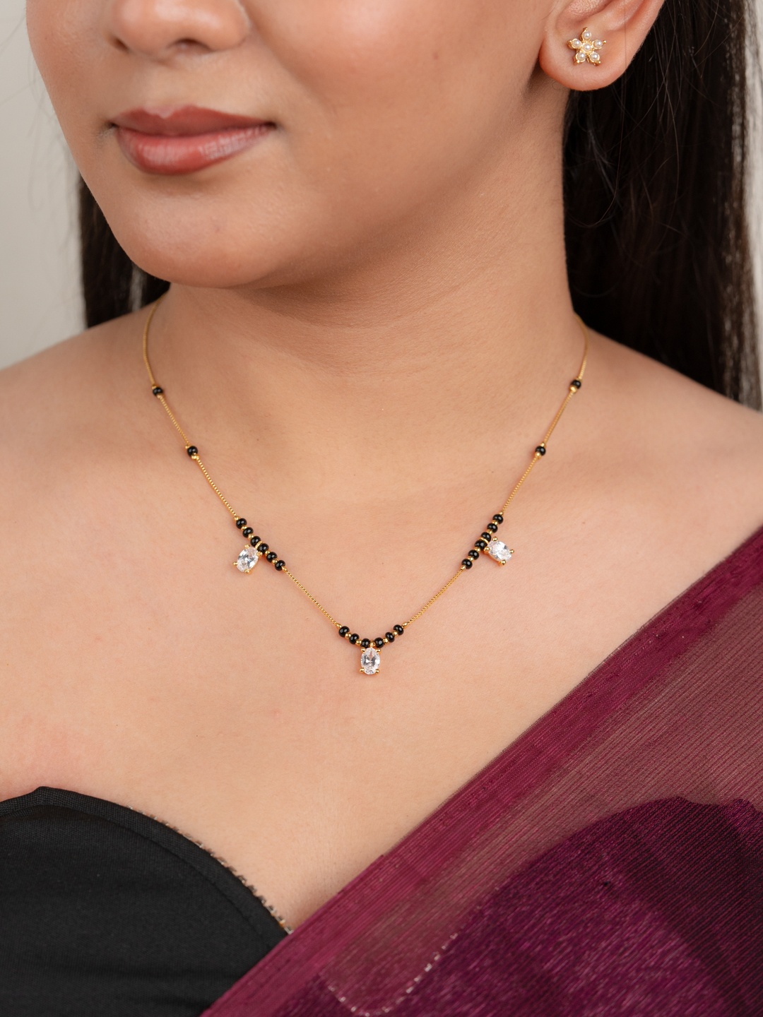 

Zeraki Jewels Gold-Plated Mangalsutra