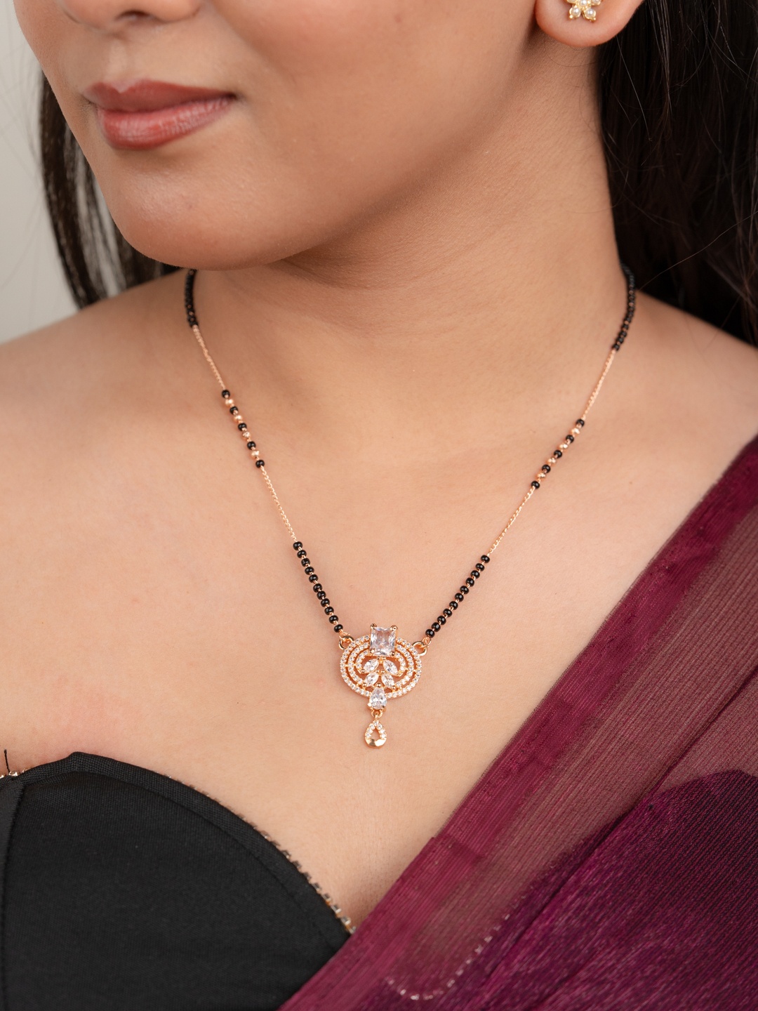 

Zeraki Jewels Gold-Plated Mangalsutra