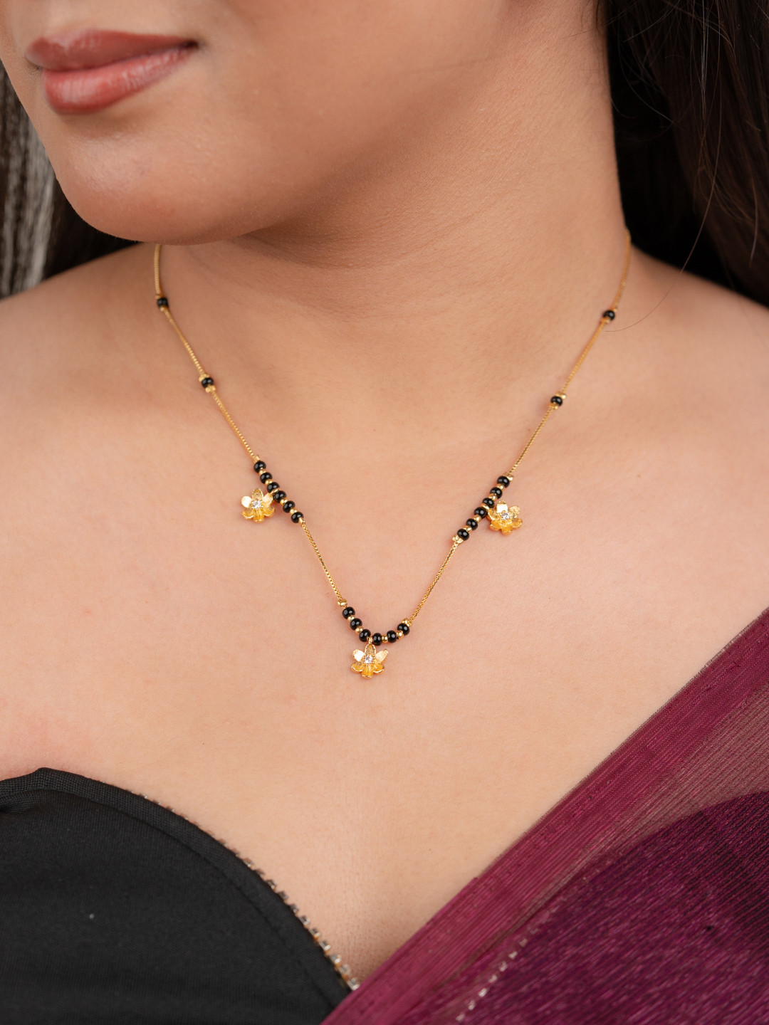 

Zeraki Jewels Gold-Plated Mangalsutra