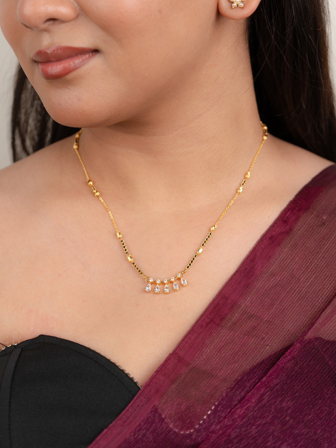 

Zeraki Jewels Gold-Plated Mangalsutra