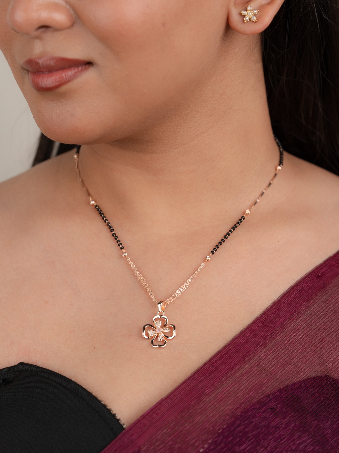 

Zeraki Jewels Gold-Plated Mangalsutra