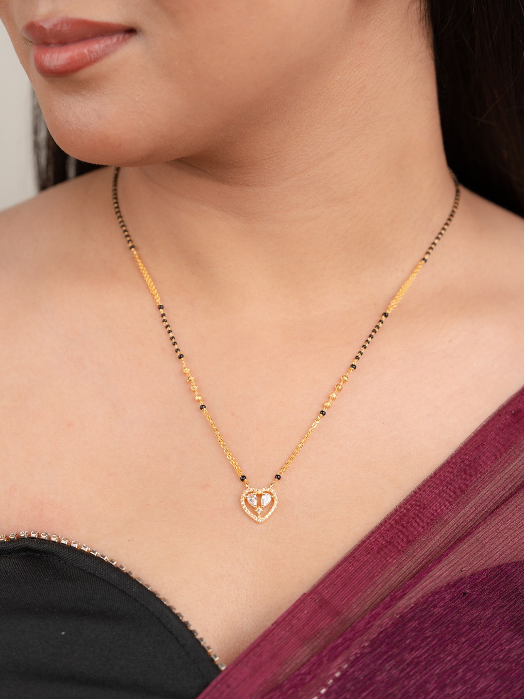 

Zeraki Jewels Gold-Plated Mangalsutra