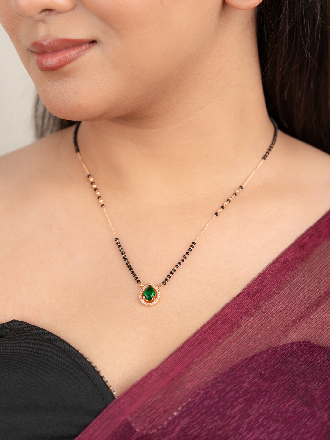 

Zeraki Jewels Gold-Plated Mangalsutra