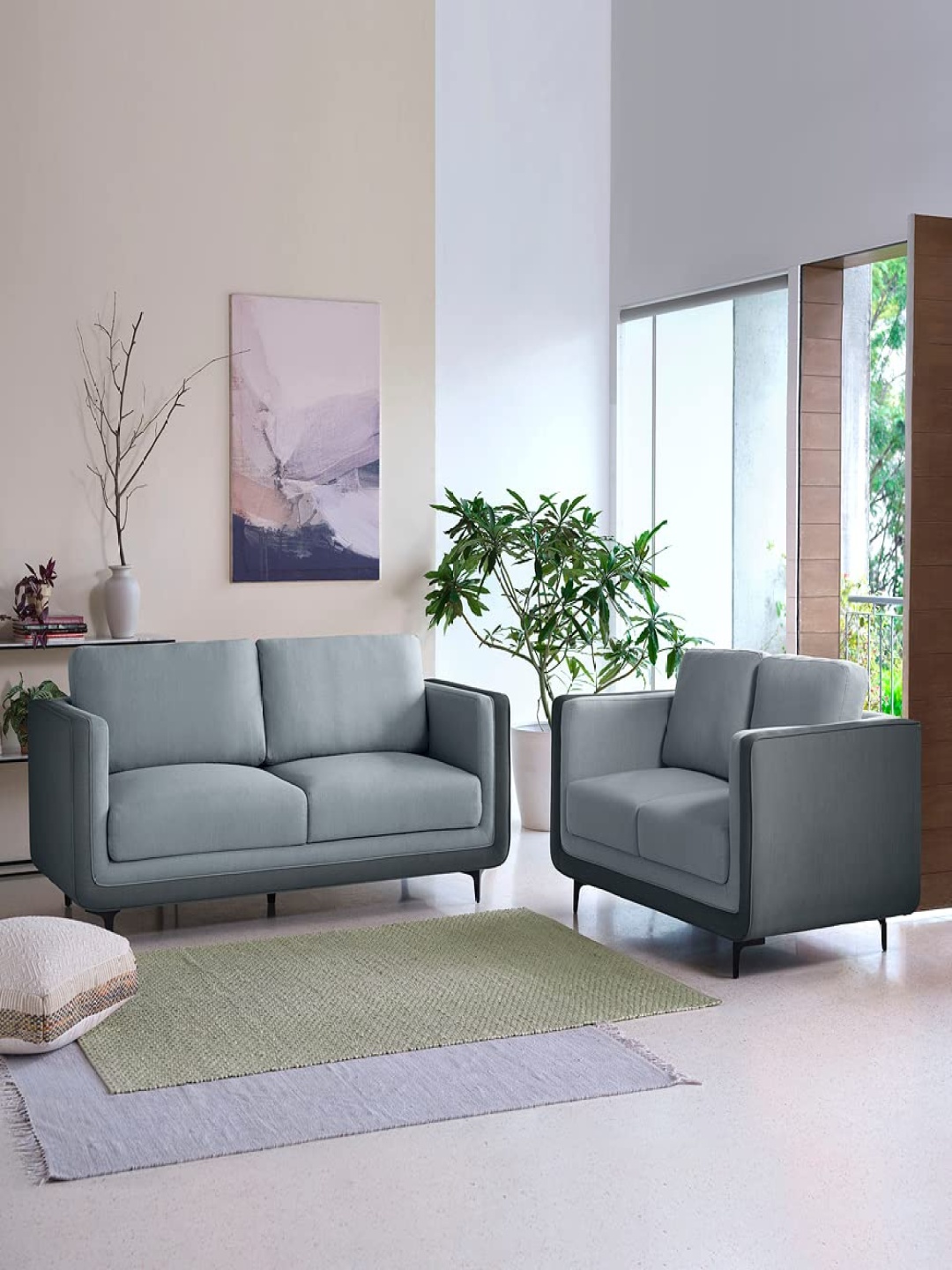 

Sleepyhead Mojo 5 Seater Sofa Set Fabric Cheeky Grey