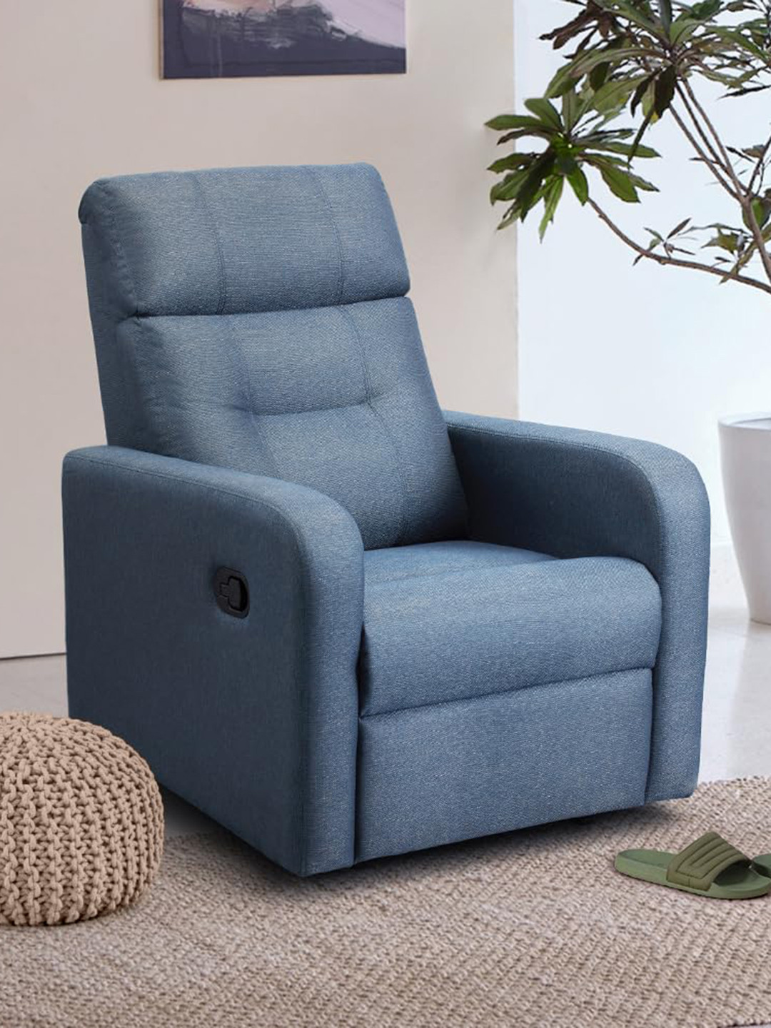 

Sleepyhead RX3 - Single Seater Fabric Recliner, Blue