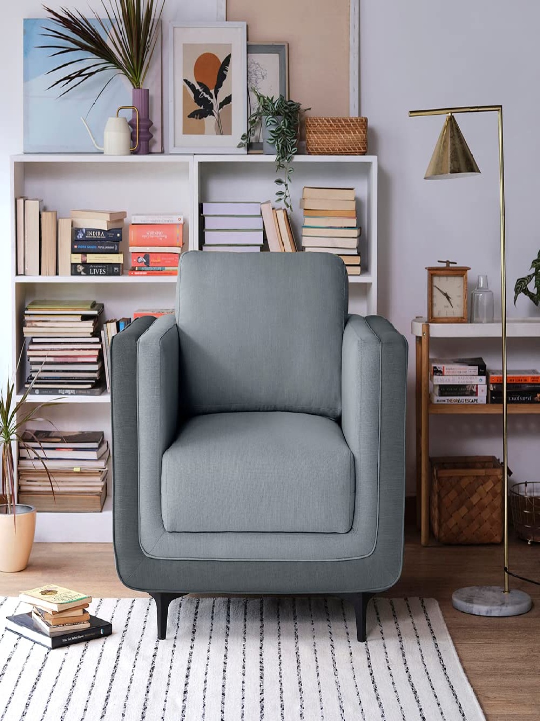 

Sleepyhead Mojo Dual Tone 1 Seater Sofa, Grey