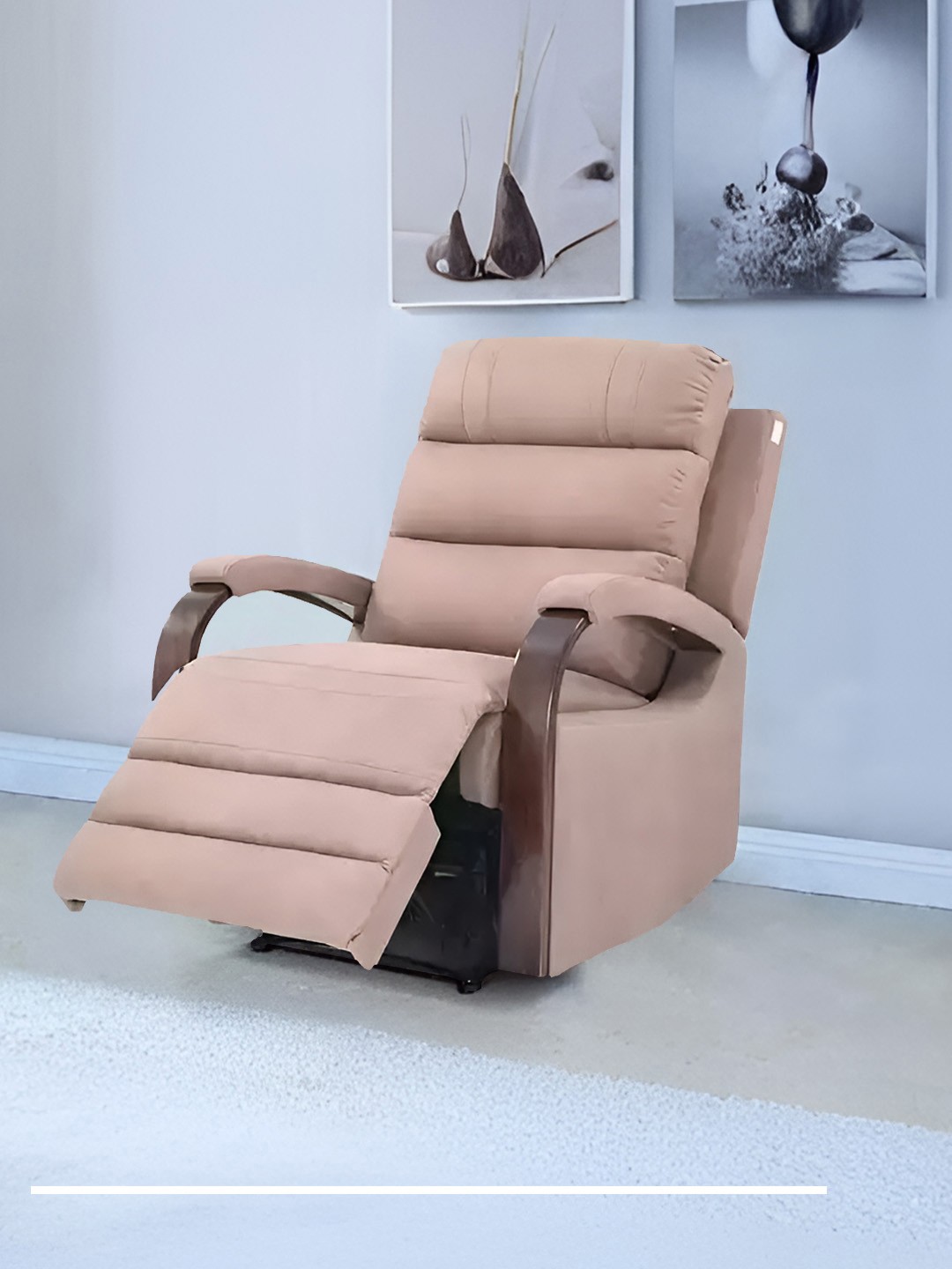 

Royaloak Milan Italian Beige Manual Single Seater Recliner