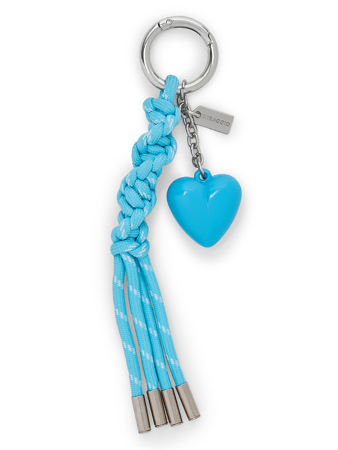 

MIRAGGIO Knotty Acrylic Handbag Charm, Blue