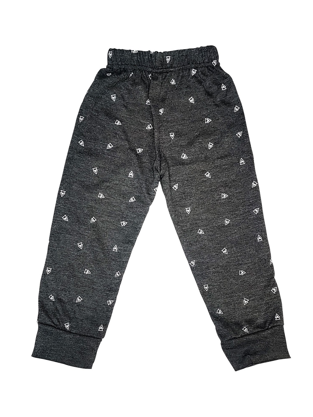 

Surfbae Kids Printed Cotton Relaxed-Fit Dry-Fit Mid-Rise Joggers, Grey