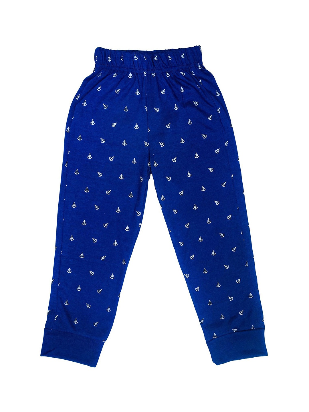 

Surfbae Kids Printed Cotton Relaxed-Fit Mid-Rise Joggers, Blue
