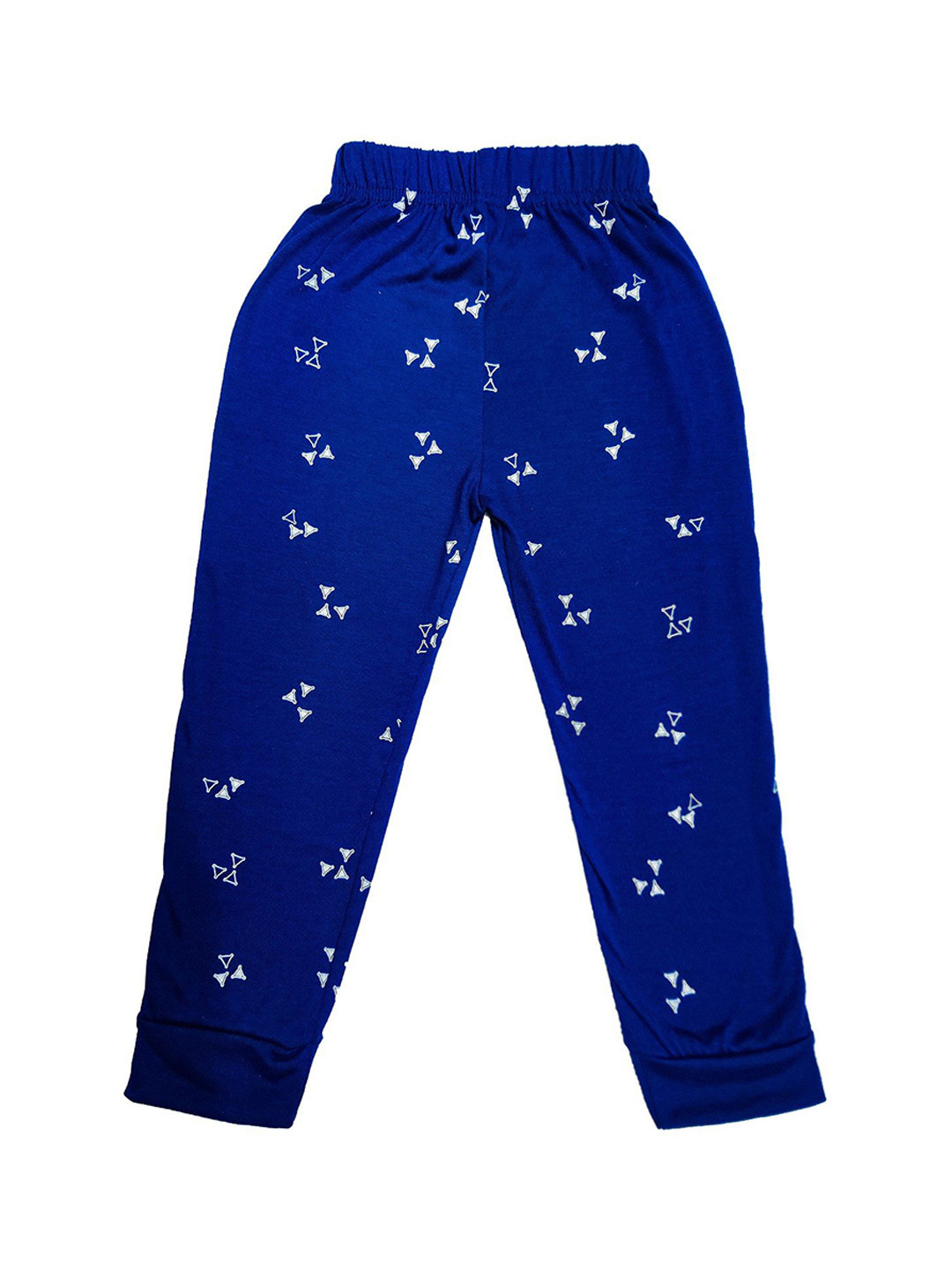 

Surfbae Kids Dri-FIT Printed Cotton Relaxed-Fit Mid-Rise Joggers, Blue