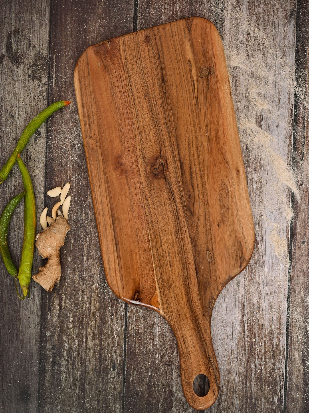 

oggn Brown Acacia Wooden Chopping Board