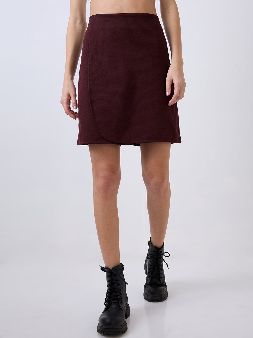 

SZN A-Line Mini Skirt, Purple