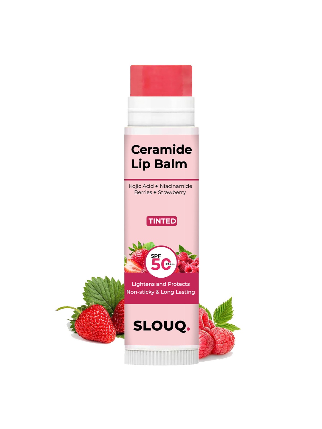 

Slouq Ceramide SPF50 PA+++ Tinted Lip Balm With Kojic Acid & Niacinamide -5g -Natural Pink