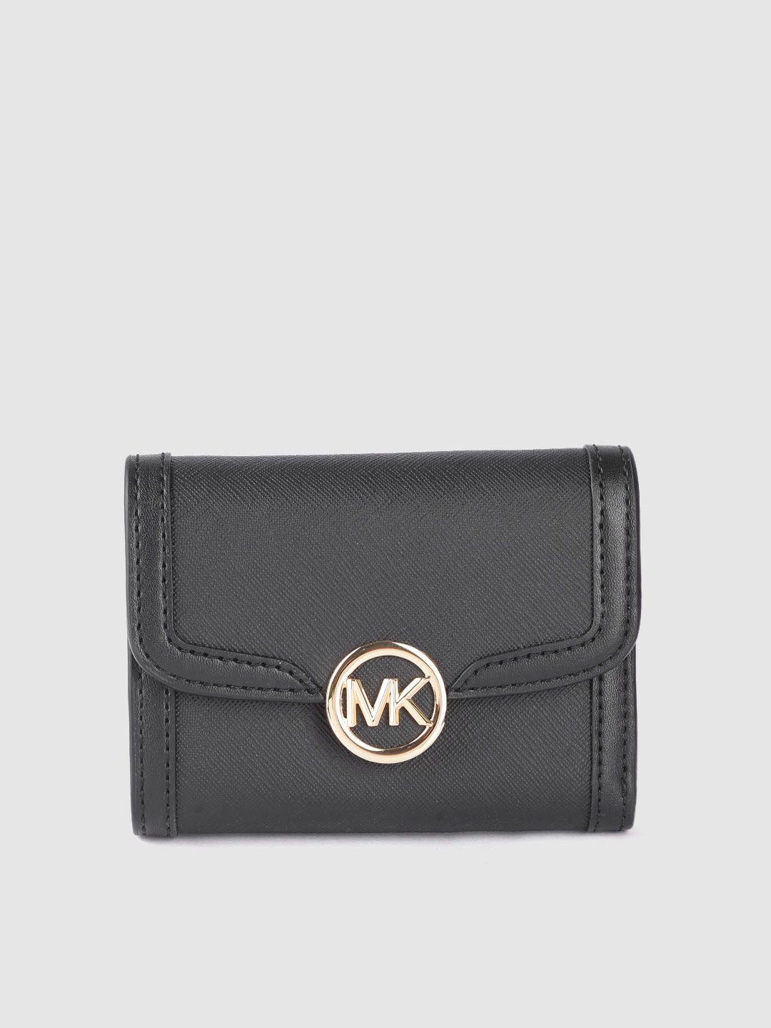 

Michael Kors Women Three Fold Wallet, Black