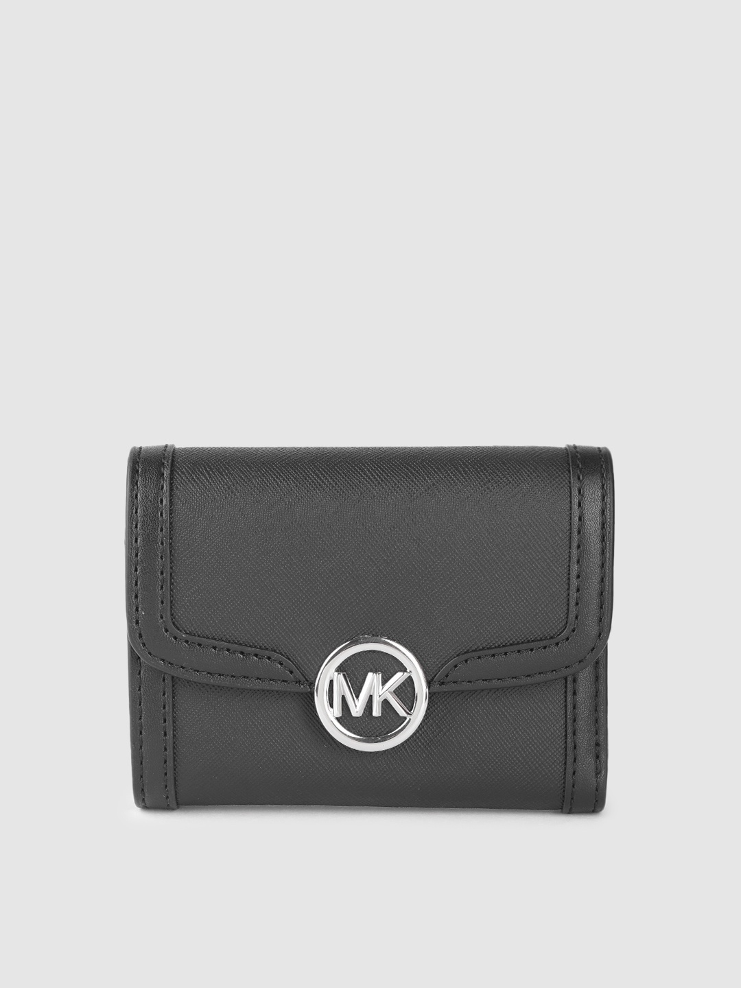 

Michael Kors Women Three Fold Wallet, Black