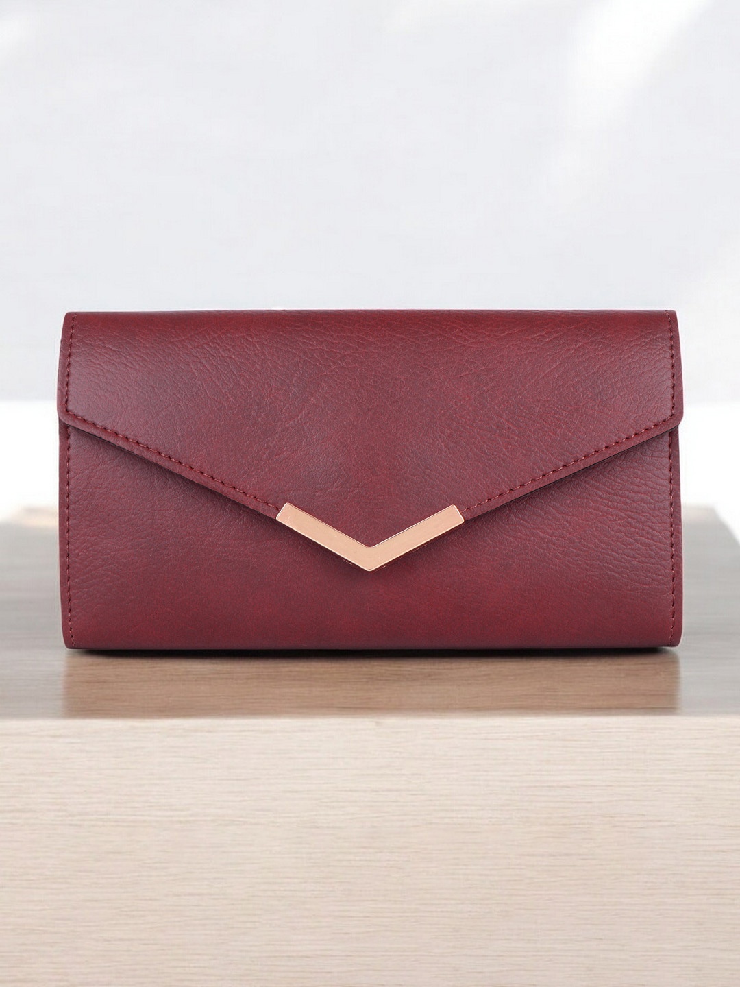 

CRUSSET Textured Purse Clutch, Red