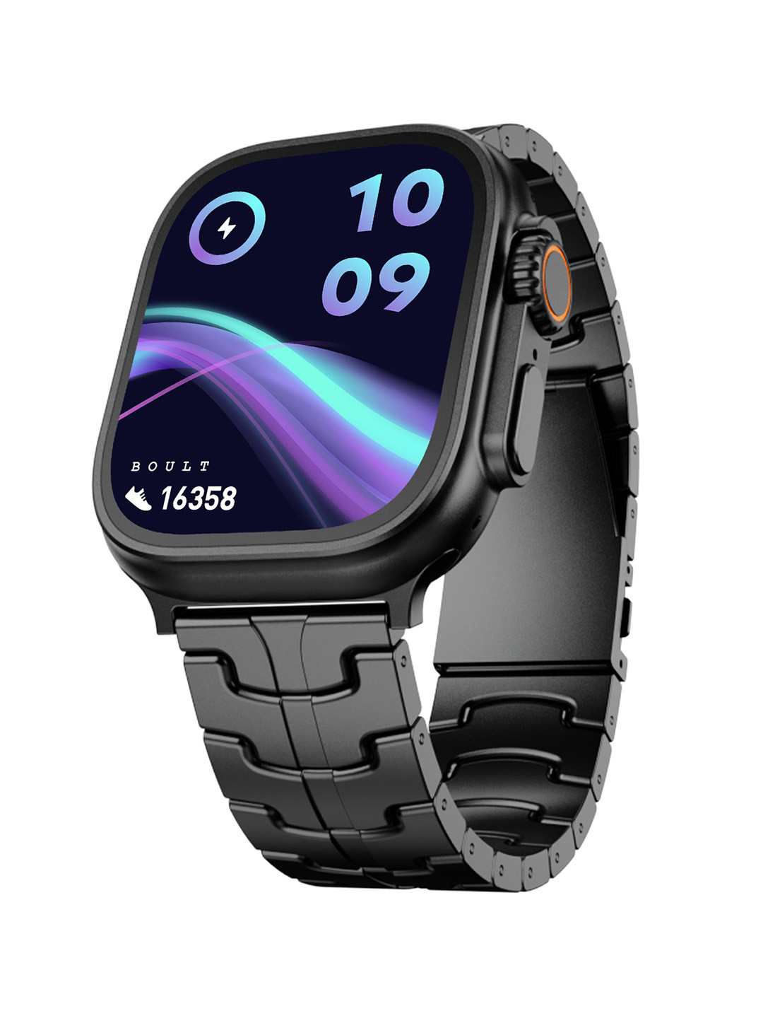 

Boult Crown Pro 2.01 AMOLED Screen Smartwatch with BT Calling, Black