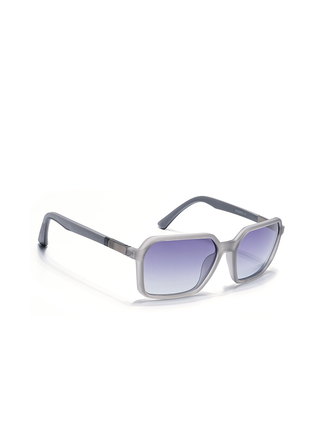 

Eyejack Unisex Square Sunglasses with Polarised and UV Protected Lens 6231PCL1129, Grey