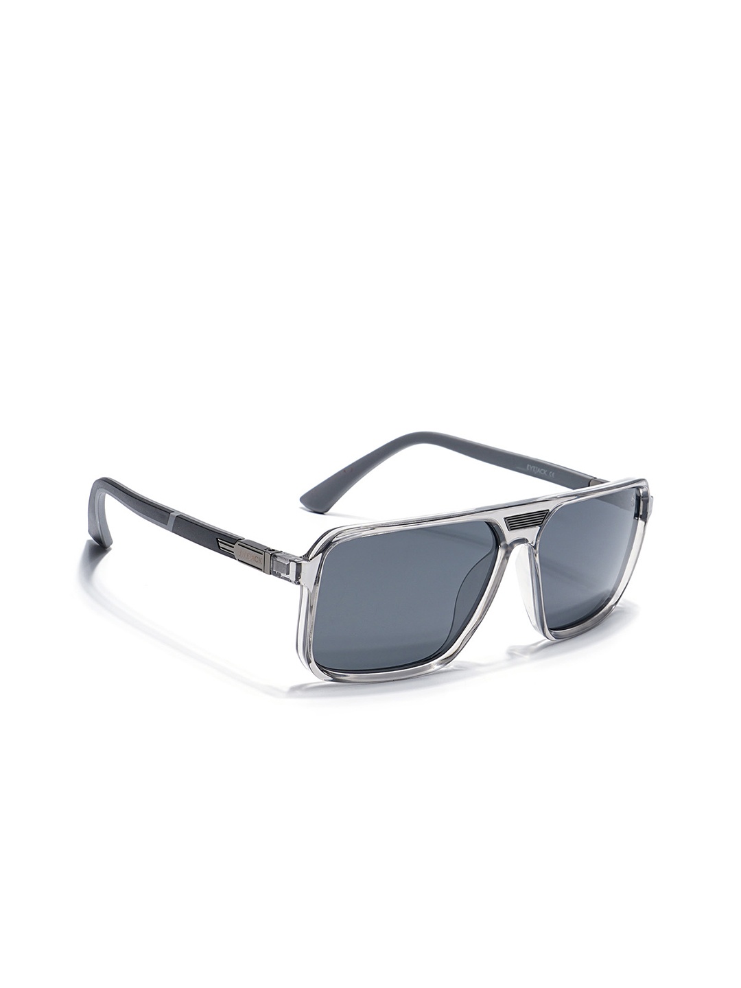 

Eyejack Unisex Square Sunglasses with Polarised and UV Protected Lens 6227PCL1118, Grey