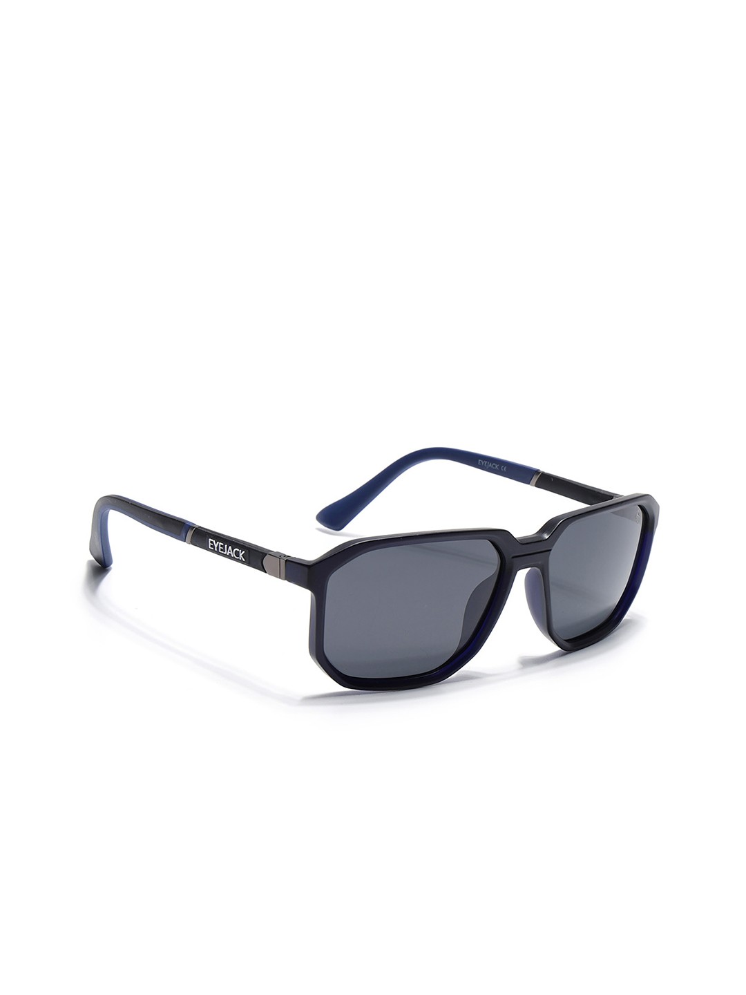 

Eyejack Unisex Wayfarer Sunglasses with Polarised and UV Protected Lens 91128PCL1140, Grey
