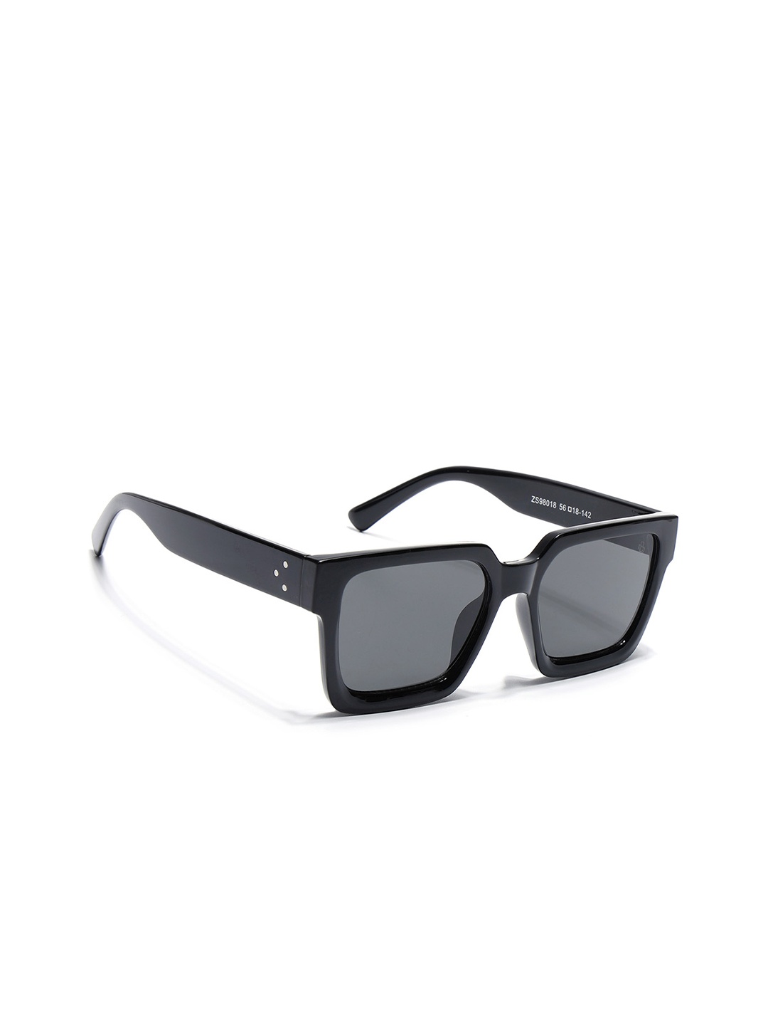 

Eyejack Unisex Square Sunglasses with UV Protected Lens 98018CL1152, Black