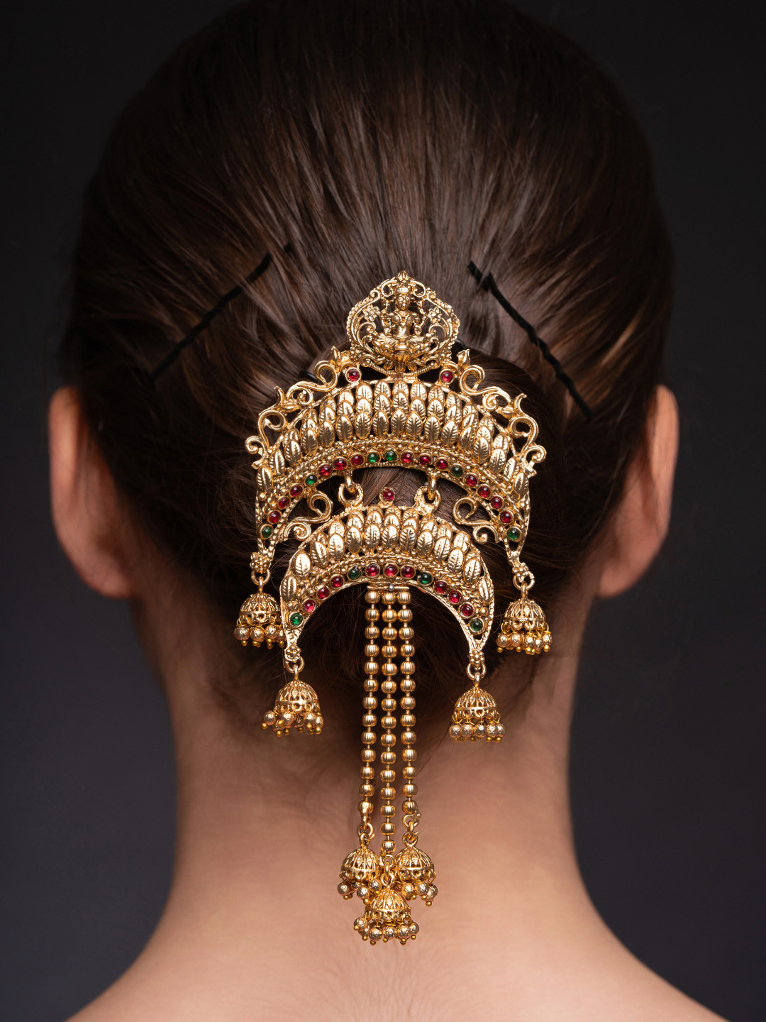 

PANASH Women Embellished Hair Accessory Set of, Gold