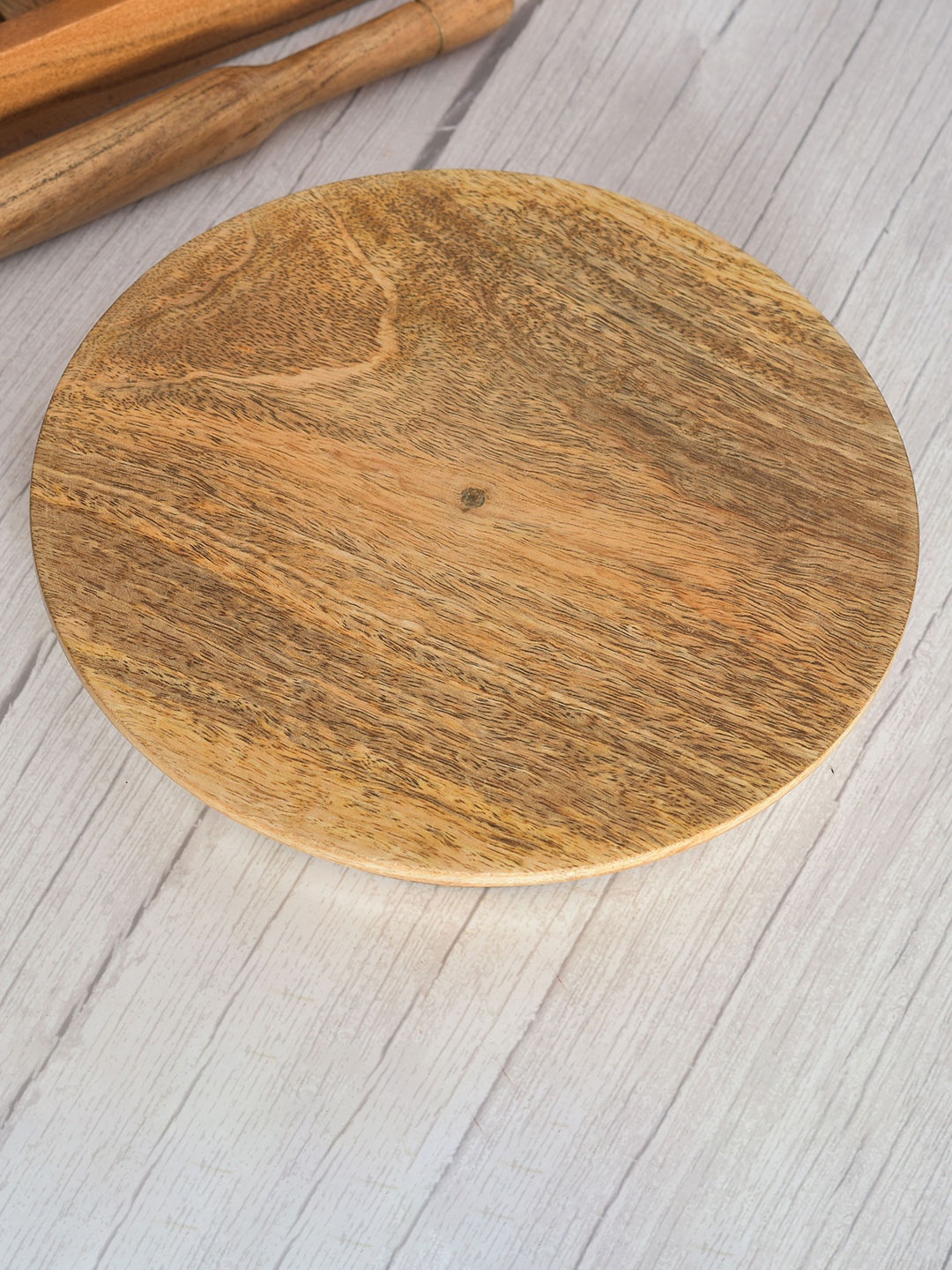 

OGGN Brown Natural Mango Wooden Chakla