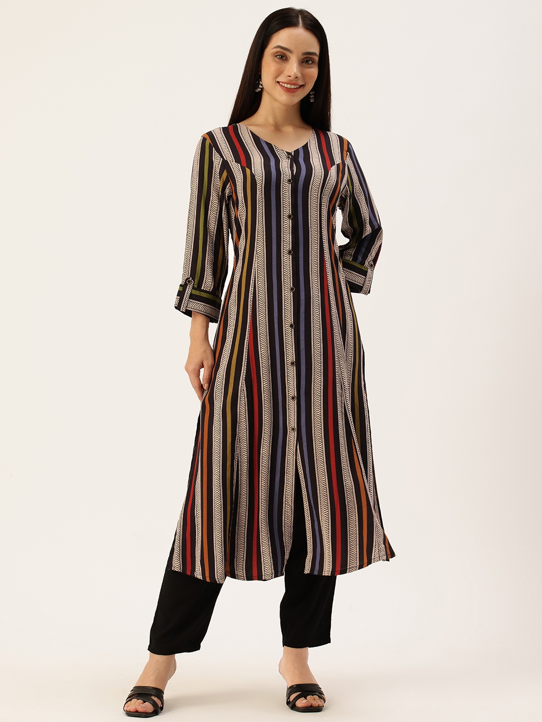 

AMUKTIStriped Kurta, Multi