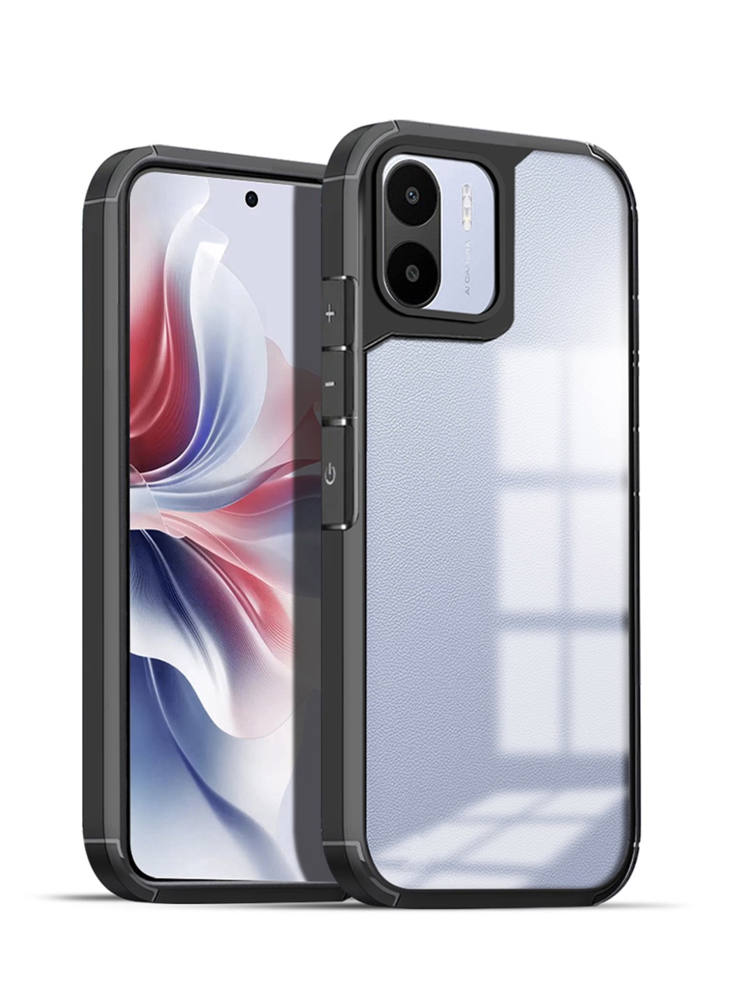 

Karwan Redmi A1Shockproof Bumper Back Case, Black