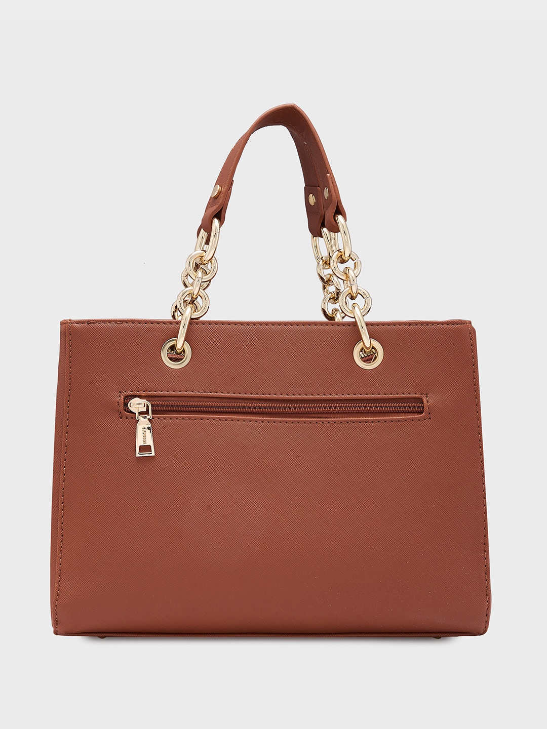 

DressBerry X CAPRESE Structured Hobo Bag with Bow Detail, Tan